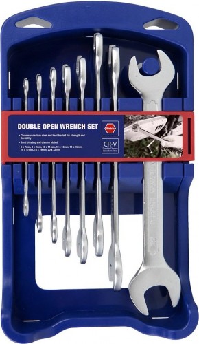 Набор рожковых ключей WORKPRO WP202506 двусторонние 8шт. (6-22мм)