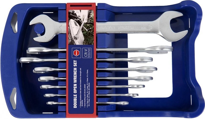 Набор рожковых ключей WORKPRO WP202506 двусторонние 8шт. (6-22мм) - изображение 2