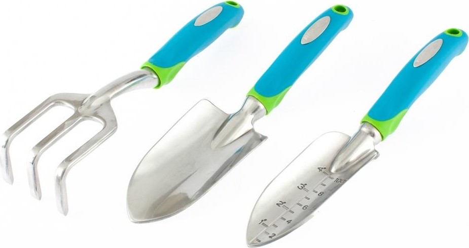 Набор садового инструмента. PALISAD алюминиевый цельнолитой, 3 предмета, Luxe 62902