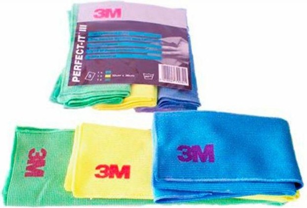 Набор салфеток 3 цвета: синий, зеленый, желтый 3M SCOTCH-BRITE 2011 7000043322 7000043322