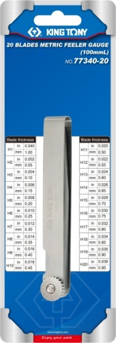 Набор щупов KING TONY 77340-20 20 предметов - изображение 2