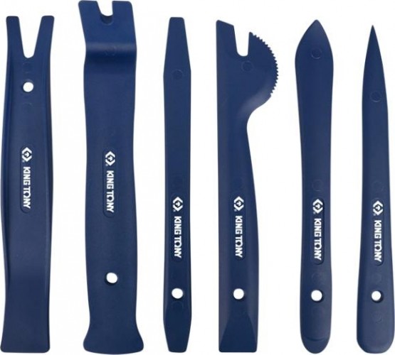 Набор съемников KING TONY 9CI016 для панелей облицовки, 6 предметов