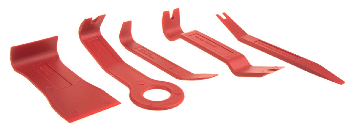 Набор съемников пластиковых для пистонов ARNEZI R7700301  5 предметов - изображение 2