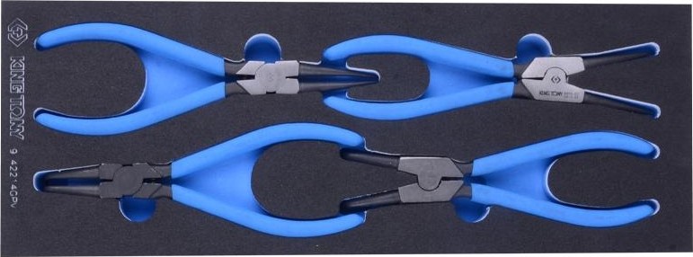 Набор съемников стопорных колец KING TONY 4 предмета ложемент 9-44214GPV 9-44214GPV