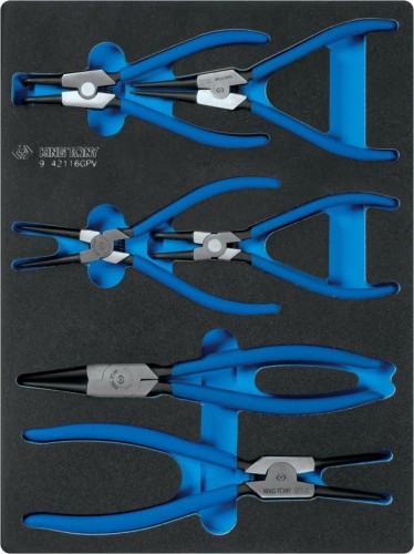 Набор съемников стопорных колец KING TONY 6 предмета ложемент 9-42116GPV 9-42116GPV