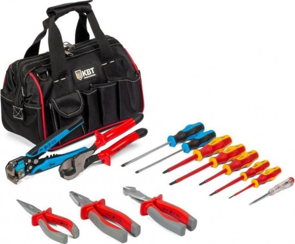 Набор шарнирно-губцевого инструмента КВТ НИЭ-07 эксплуатационщик 87135