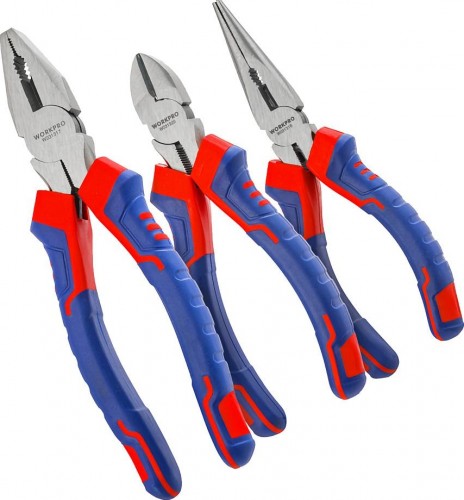 Набор шарнирно-губцевого инструмента WORKPRO WP201007 3 предмета