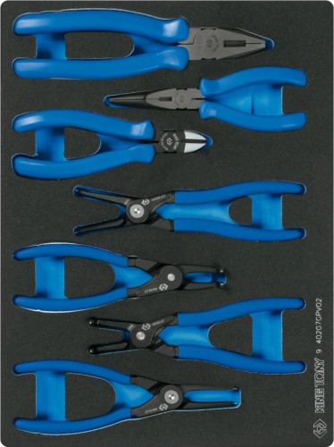 Набор шарнирно-губцевого инструмента KING TONY 7 предметов ложемент 9-40207GPV02 9-40207GPV02