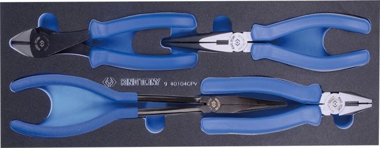 Набор шарнирно-губцевого инструмента KING TONY 4 предмета ложемент 9-40104GPV 9-40104GPV