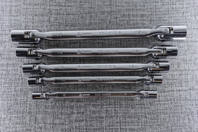 Набор шарнирных ключей в лотке МАСТАК 5-2405 5 предметов - изображение 3