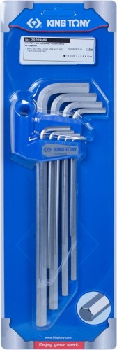 Набор шестигранников KING TONY 20209MR экстрадлинные - изображение 3