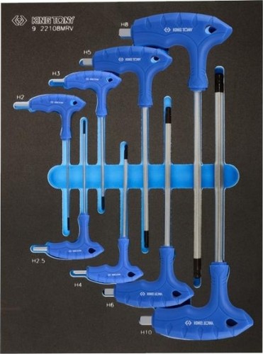 Набор шестигранников L - образных KING TONY 8 предметов ложемент 9-22108MRV 9-22108MRV