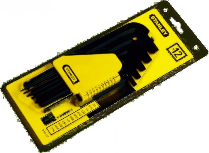 Набор шестигранников STANLEY 12 предметов 0-69-257 0-69-257 - изображение 2