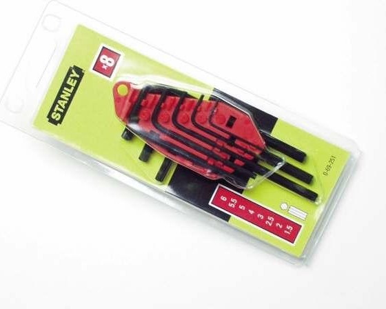 Набор шестигранников STANLEY 8 предметов 0-69-251 0-69-251 - изображение 3