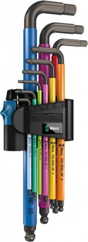 Набор шестигранников WERA 950 SPKL/9 SM HF Multicolour 9 предметов WE-022210 WE-022210