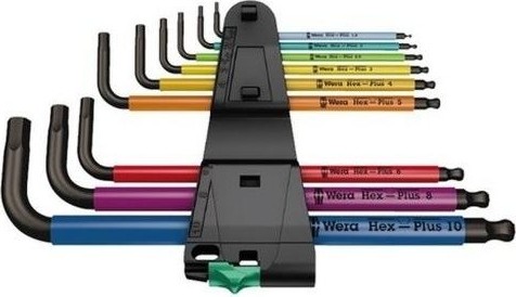 Набор шестигранников WERA 950 SPKL/9 SM N Multicolour 9 предметов WE-073593 WE-073593 - изображение 2