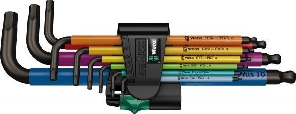 Набор шестигранников WERA 950 SPKL/9 SM N Multicolour 9 предметов WE-073593 WE-073593
