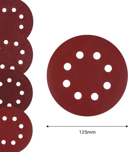 Набор шлифовальных кругов DEKO SD20-1 20 шт 065-0892 - изображение 5