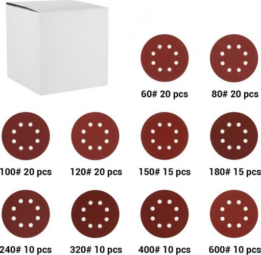 Набор шлифовальных кругов DEKO SD150 150 шт. 065-0671