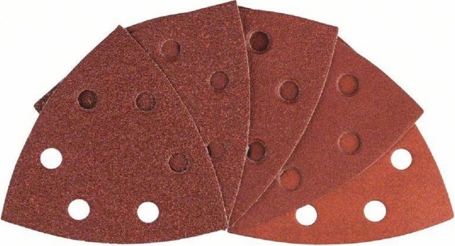 Набор шлифовальных листов для МФИ BOSCH 93 мм 6 отв. Р 60-240 VELCRO (уп.10шт) RED WOOD TOP GOP/PMF 2608607540