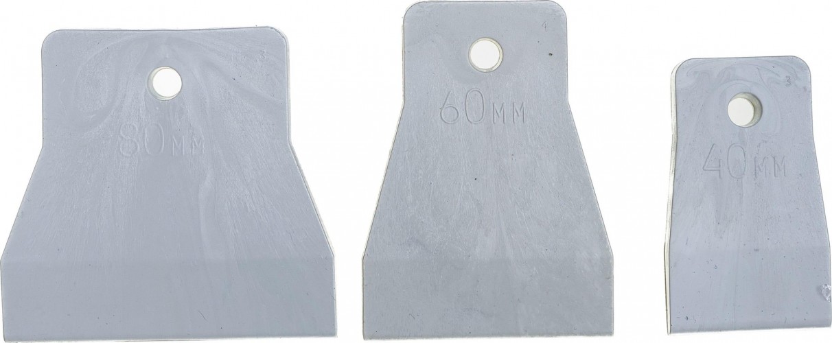 Набор шпателей Biber 35253 3шт. (40/60/80 мм) тов-130022