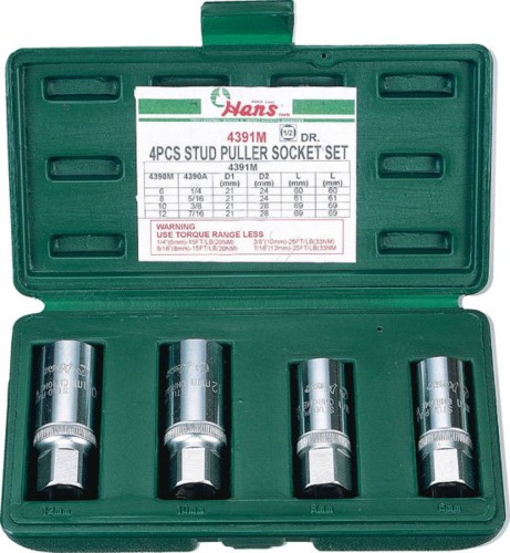 Набор шпильковертов HANS 4391M 1/2"