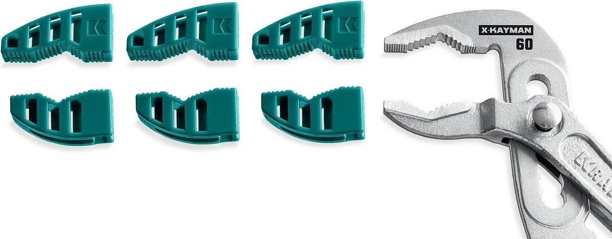 Набор сменных защитных накладок на губки KRAFTOOL 22354-S3 KAYMAN для клещей 250 мм, 3 шт.