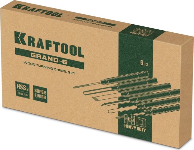 Набор стамесок KRAFTOOL Grand-6 6 пр. 18368 - изображение 3