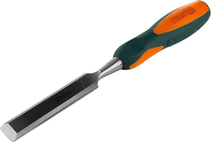 Набор стамесок Sturm 1063-04-S3 (6, 16, 22 мм) двухкомпонентные рукоятки - изображение 2