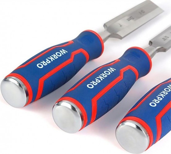 Набор стамесок WORKPRO WP201301 для высоких нагрузок 3шт - изображение 4