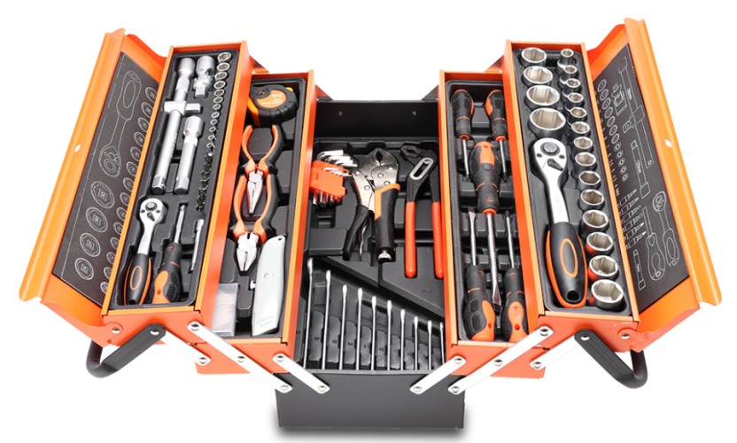 Набор столярно-слесарного инструмента GOODKING M-10085 многофункциональный, 85 предм.