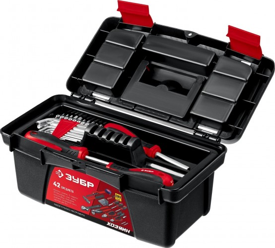 Набор столярно-слесарного инструмента ЗУБР Хозяин-42 для дома 42 пред. 22105 - изображение 2