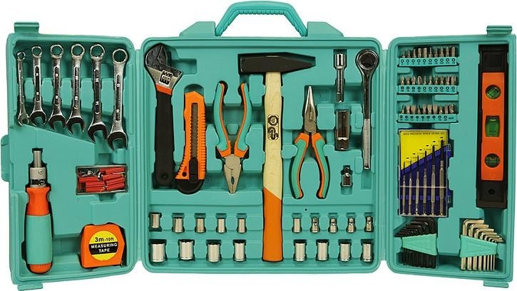 Набор столярно-слесарного инструмента Sturm 1310-01-TS3 173 предмета, пластиковый кейс