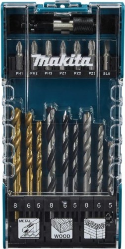 Набор сверл и бит MAKITA D-74887 17 шт. (биты 25 мм 7 шт.)