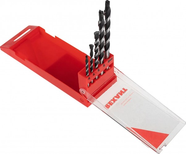 Набор сверл по бетону REXANT 4, 5, 6, 8, 10 мм 5 шт. 91-0411 - изображение 3