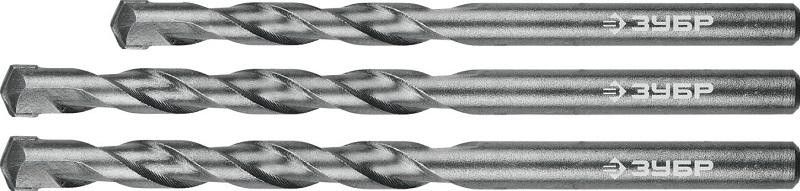 Набор сверл по бетону ЗУБР Мастер 3 шт. 2922-H3_z01