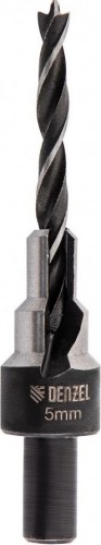 Набор сверл по дереву Denzel 3-5 мм под конфирмат, 4 шт 704240 - изображение 3