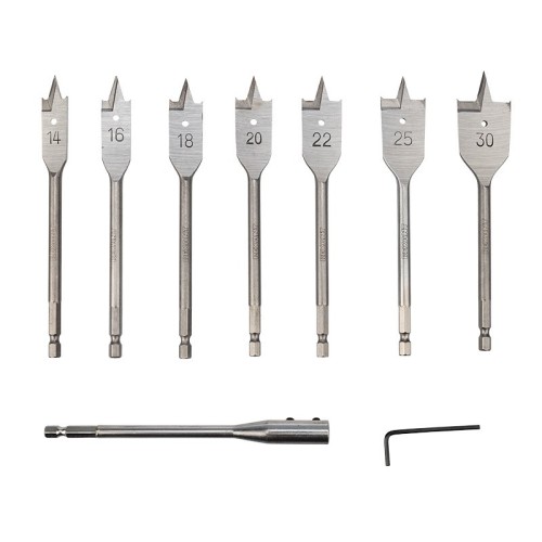 Набор сверл по дереву Kranz KR-91-0762 9 пр.