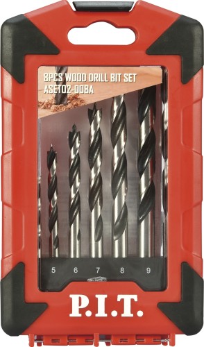 Набор сверл по дереву P.I.T. ASET02-008A 8 предм. - изображение 2