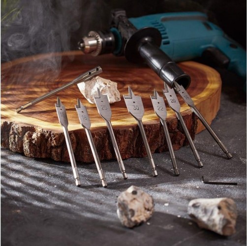 Набор сверл по дереву REXANT перовых 9 пр. 91-0762 - изображение 3