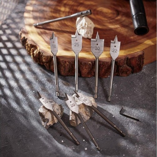 Набор сверл по дереву REXANT перовых 9 пр. 91-0762 - изображение 4