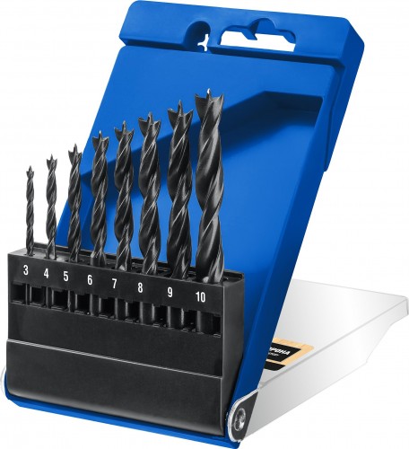 Набор сверл по дереву ЗУБР ПРОФЕССИОНАЛ 8 шт, м-образная заточка 29421-H8_z01