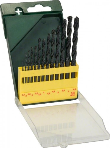 Набор сверл по металлу BOSCH HSS-R ( 1,5-6,5мм)  13 шт. Promoline 2607019441