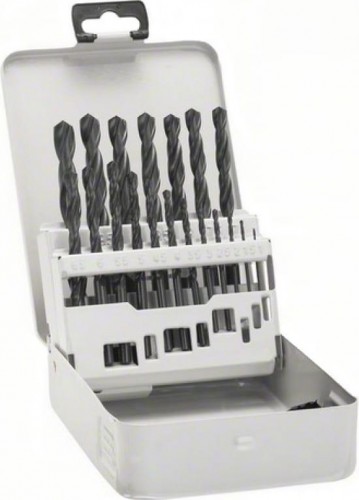 Набор сверл по металлу BOSCH HSS-G 19 шт D1-10 MetalBox кейс 2607018726