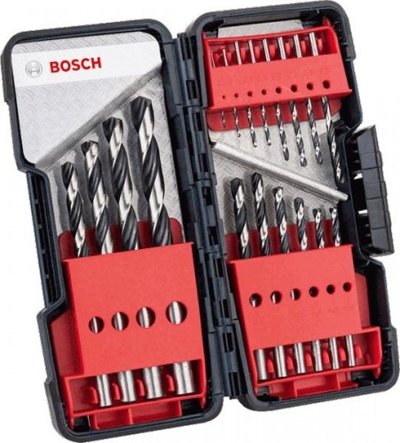 Набор сверл по металлу BOSCH HSS PointTeQ 18 шт ToughBox D1-10 2608577350