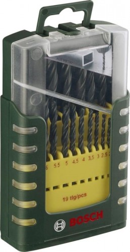 Набор сверл по металлу BOSCH HSS-R D1-10 19 шт 2607017151 - изображение 4