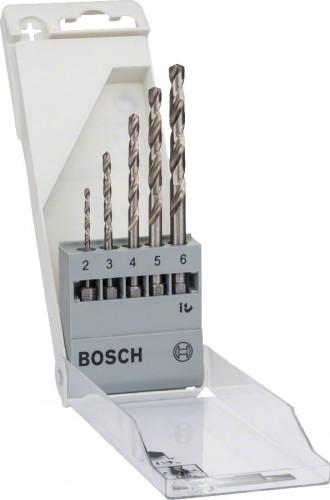 Набор сверл по металлу BOSCH HSS-G ( 2-6мм)  5 шт. PRO 135° 2608595517