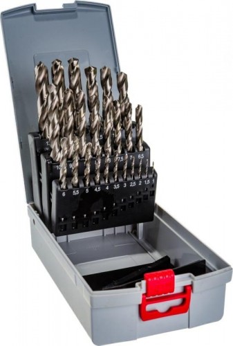 Набор сверл по металлу BOSCH Набор сверл HSS-TiN 19 шт ProBox D1-10 2608587015