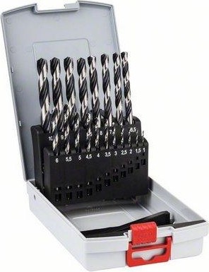 Набор сверл по металлу BOSCH PointTeQ  ( 1-10 мм)  19 шт. ProBox 2608577351