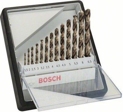Набор сверл по металлу BOSCH Robust Line (13шт) 2607019926